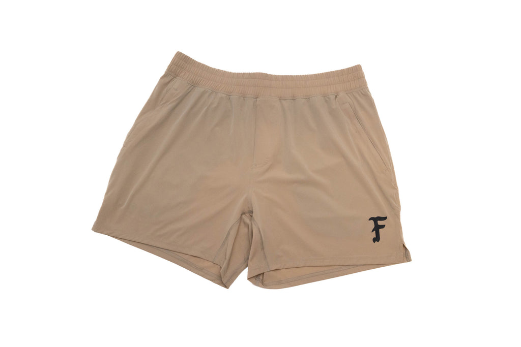 FOG 5" Training Shorts - Tan