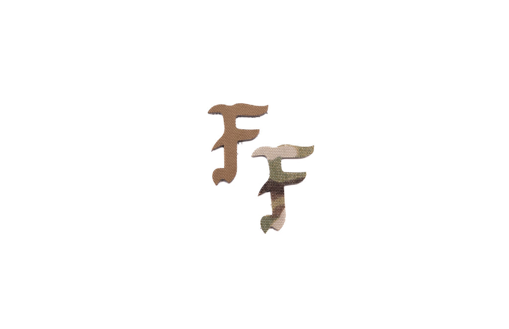 Laser Cut F Patch Set - Multicam