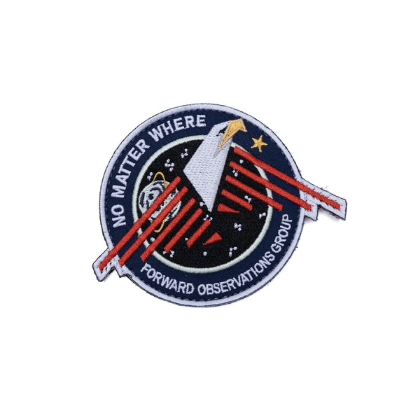 No Matter Where Embroidered Patch – Forward Observations Group